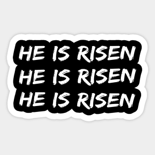 He Is Risen Cool Inspirational Easter Christian Sticker